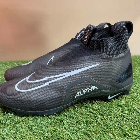 Nike Alpha Menace Elite 3 P PE Football Cleats Black DM1792-004 Men Size NEW main image 4